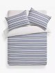 Basic Stripe Duvet Cover Set