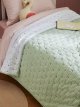 Gingham Stitch Quilted Bedspread