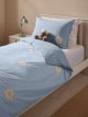 Tufted Flower Pure Cotton Duvet Cover and Pillowcase Set