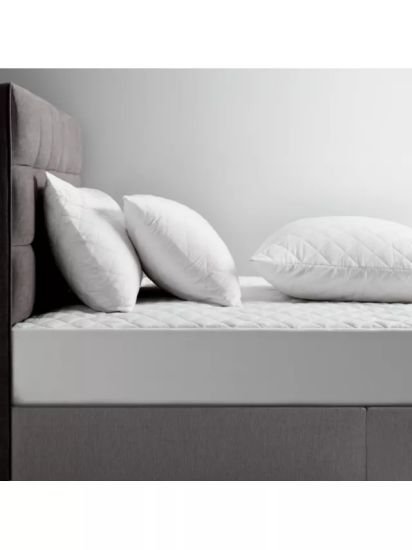 Natural Cotton Quilted Mattress Protector